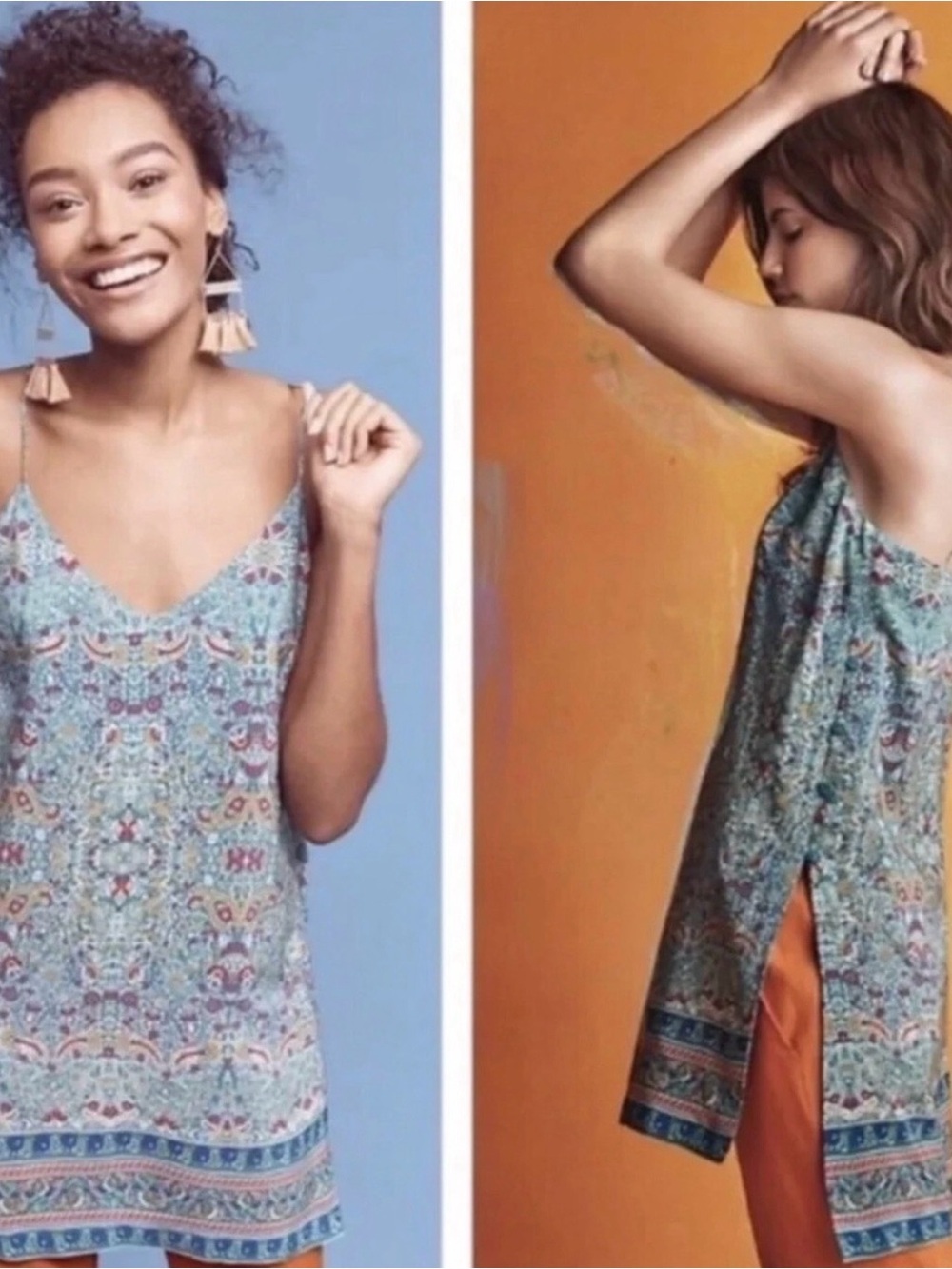 NWT Anthropologie Maeve Strappy Tunic Camisole Tank Top 10 - Picture 3 of 9